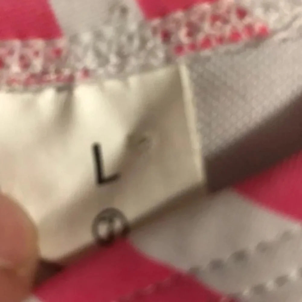 Bikini Size Large Top And Bottom‎ Pink-White Women’s Swim Wear